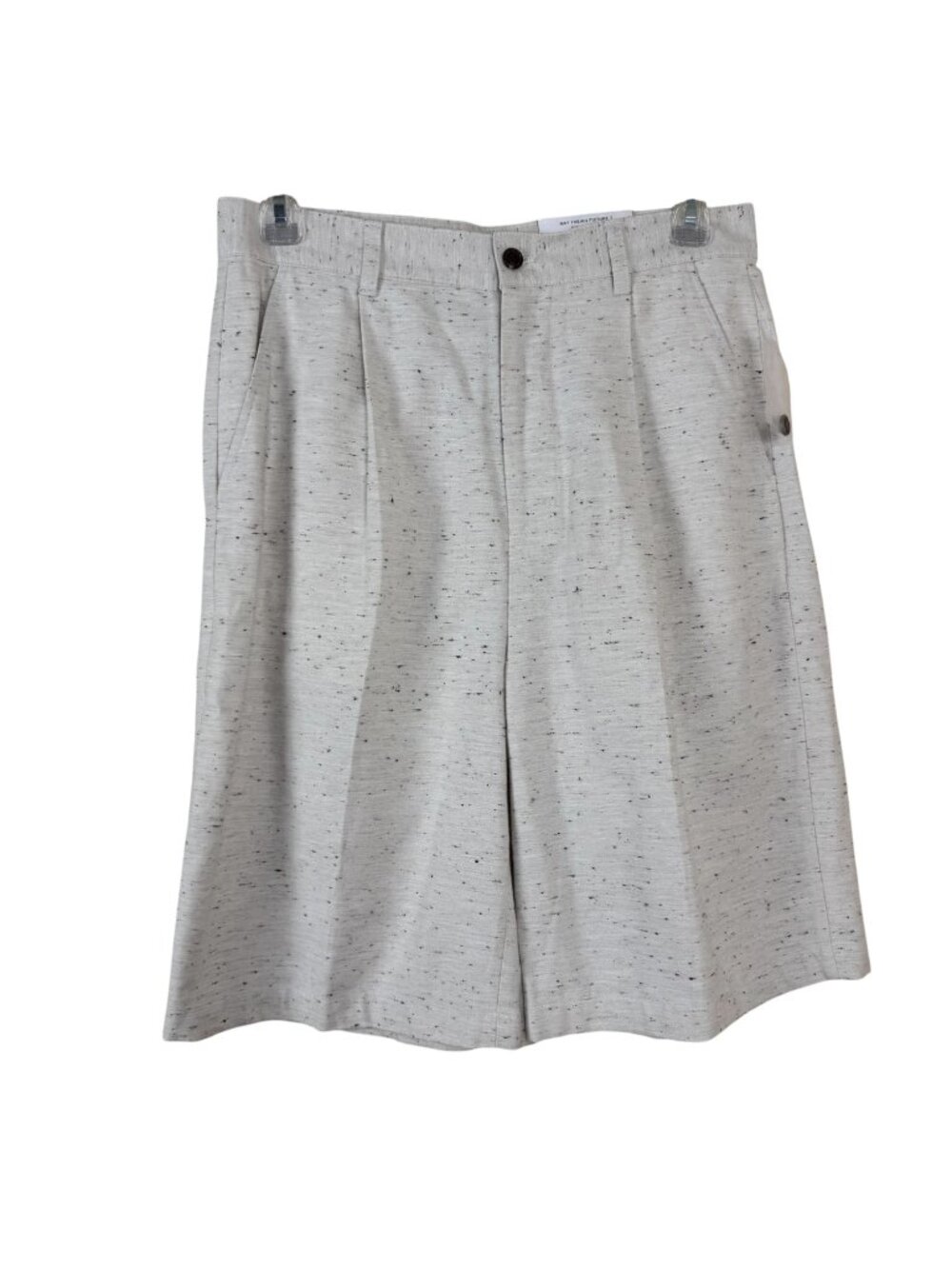 Mode of One NEW Oversized Ivory Speckled Shorts Men's Size 32 Casual Relaxed